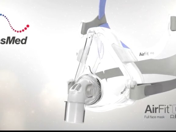 瑞思迈AirFit F10口鼻罩清洁方法